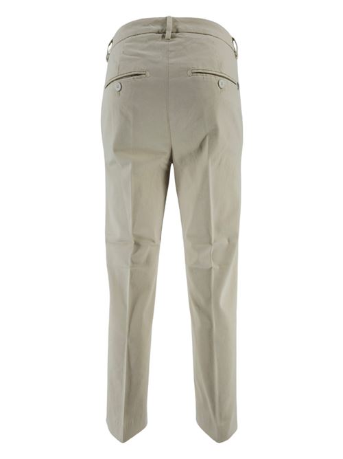 Women's nima trousers in milk gabardine Dondup | DP576-GSE043005