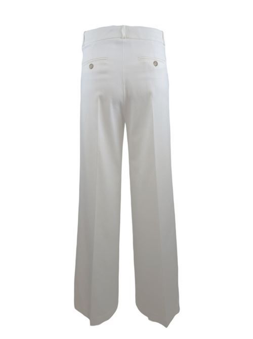 pantalone donna in drill di cotone bianco Kiltie | FLOYD-T4702110