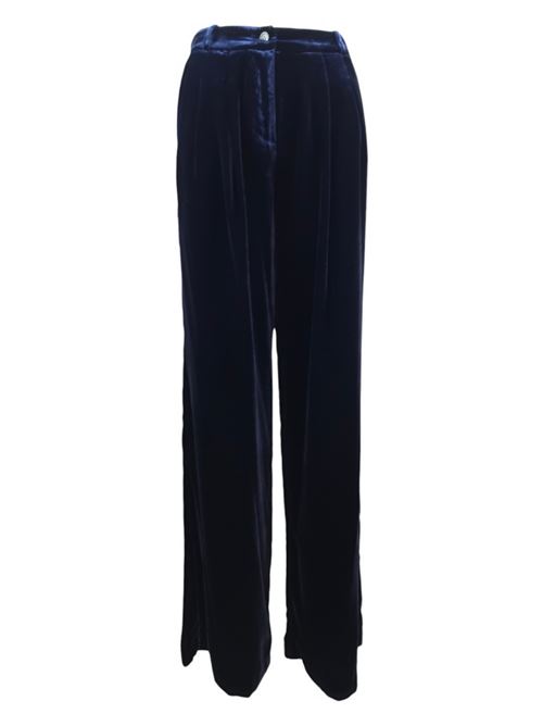 pantalone donna in velluto blu Kiltie | FLOYD-T4715790