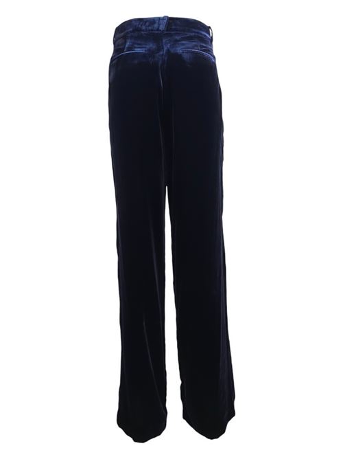 pantalone donna in velluto blu Kiltie | FLOYD-T4715790