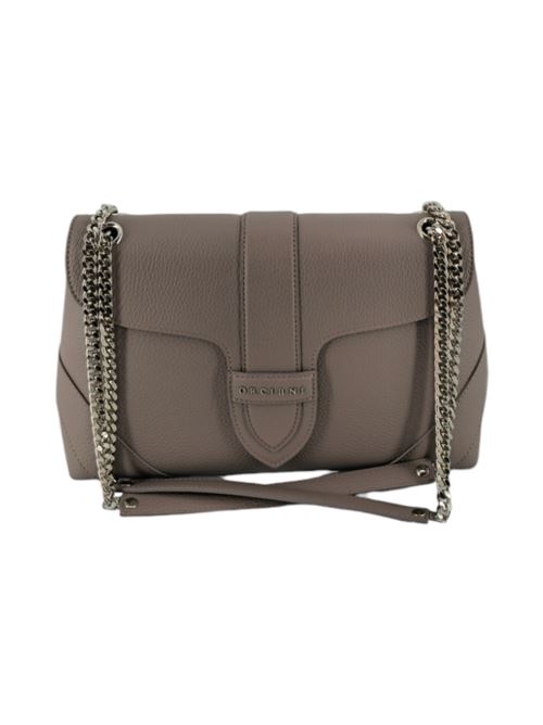 women's alma bag in dove gray leather Orciani | B02165-SENSETAUPE